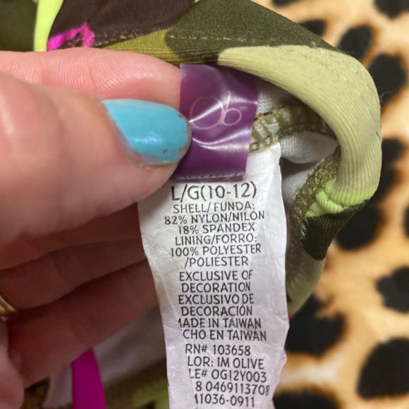 •OP• camo hearts little girls bathing suit size 10/12 - Picture 4 of 5